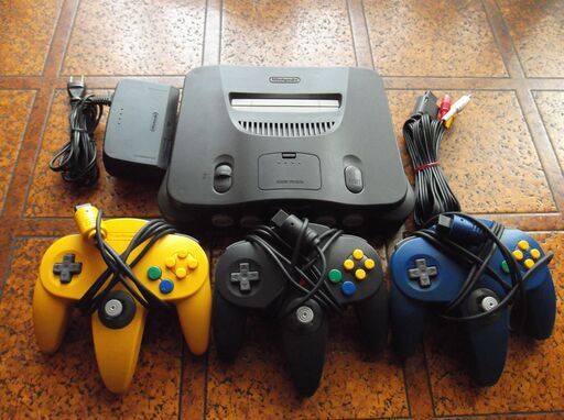 まとめ売り◆NINTENDO64本体＆コントローラー3個＆ソフト12種＆振動パック＆64GBパック◆ドンキーコング64/マリオカート/パワプロ6他