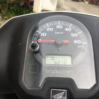 ホンダ 原付 50cc 現行 タクト AF79 走行6,100km サイドスタンド付