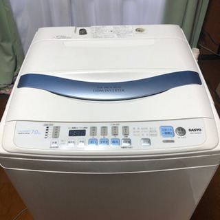 【取引中】SANYO 洗濯機　ASW-700SB 【0円】