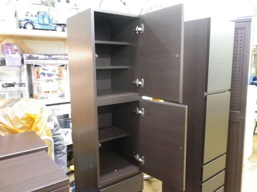 ニトリ　ウォーレン　キャビネット収納② 左側 楽天市場】[幅40cm] 壁面ユニットキャビネット (ウォーレン 40-2D) 2