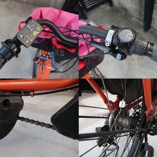 値下げ交渉可)電動自転車/YAMAHA PAS Babby/20インチ/15PM20B/オレンジ