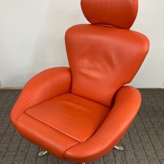 【過去最高！No.1！】カッシーナ Cassina 一人掛けソファ K10 DODO ドドシェーズロング オレンジ イタリア家具 最高級