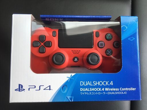 新品未開封　純正　PS4 ワイヤレスコントローラー　レッド 　②