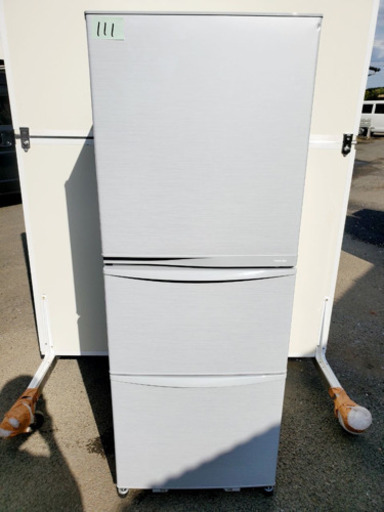 ‼️340L‼️111番 TOSHIBA✨東芝ノンフロン冷凍冷蔵庫✨GR-E34N‼️