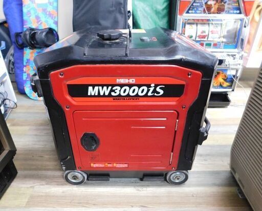 動作良好 ワキタ インバータ発電機兼用溶接機 MW3000is 定格出力3.0KVA 適用溶接棒1.6ミリ～3.2ミリ