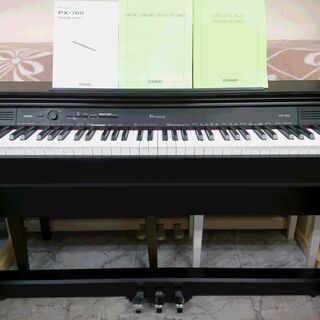 電子ピアノ CASIO カシオ privia プリヴィア PX-760BK 2016製 動作品