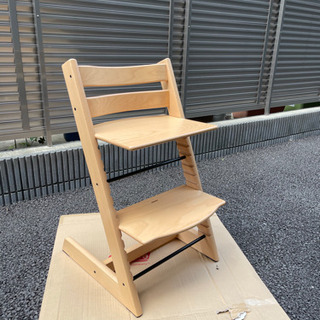 使用感少なめ♪】ストッケ トリップトラップ ナチュラル STOKKE - 家具