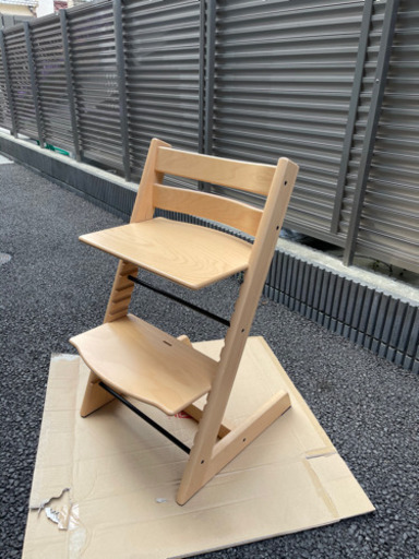 【使用感少なめ♪】ストッケ トリップトラップ ナチュラル STOKKE