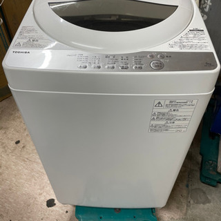 TOSHIBA AW-5G6 5kg 洗濯機　2019年製