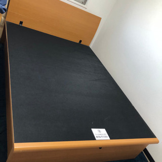 ニトリ　ダブルベッド　跳ね上げ式　ブラウン　マットレスなし ニトリ ダブルベッド 跳ね上げ式 ブラウン マットレスなし ニトリ跳ね