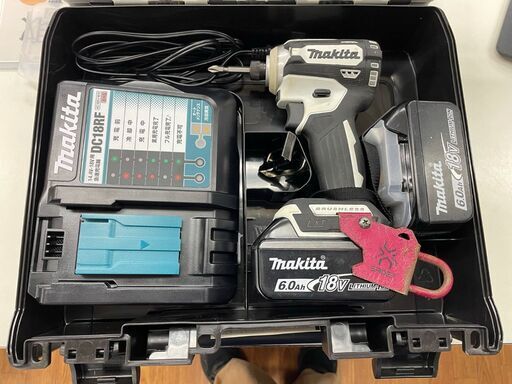 ヒタチ　インパクトドライバー　TD171D　充電器・充電池６ah2個・箱付 ヒタチ インパクトドライバー TD171D 充電器・充電池6ah2個・箱付