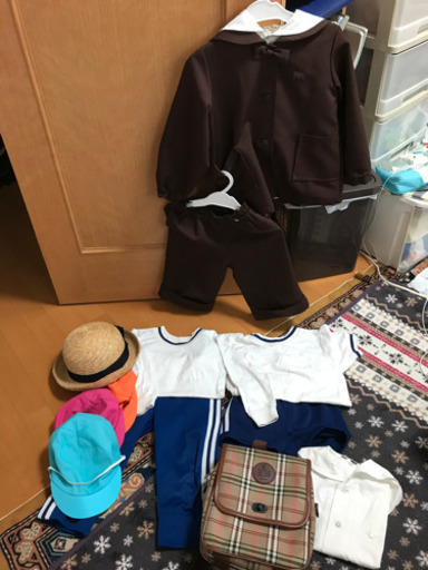 はＯめ保育園制服体操着カバン帽子中古セット