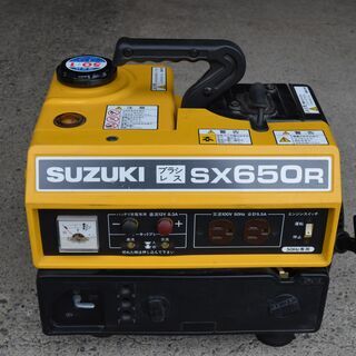 SUZUKI ポータブル発電機 SX650R SUZUKI 発電機 SX650R 値下げしました