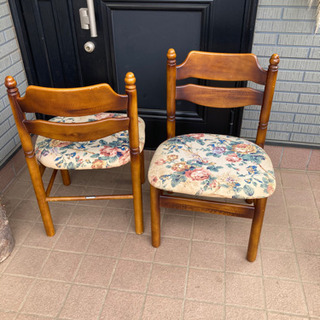 カリモク・karimoku・木製・椅子・ビンテージ・レトロ・