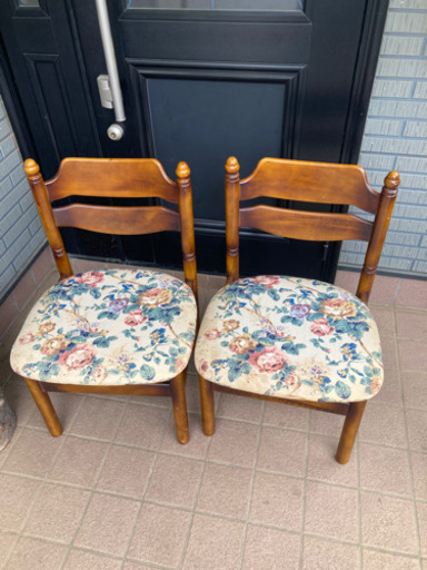 カリモク・karimoku・木製・椅子・ビンテージ・レトロ・ 新品未使用品