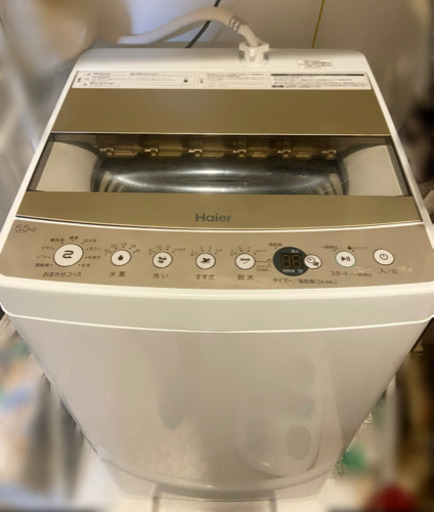 [取引終了][美品] ハイアール 全自動洗濯機 5.5kg