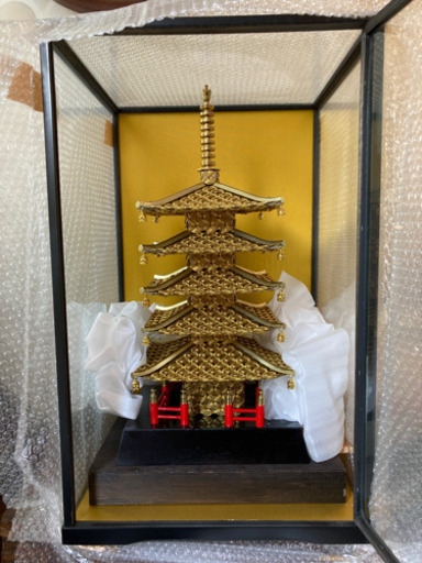 （商談中）新品　５円玉の五重塔（1006枚使用）縁起物