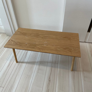 木製折り畳みローテーブル