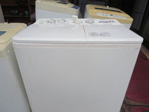 アクア二層式洗濯機4.5キロ　2016年製