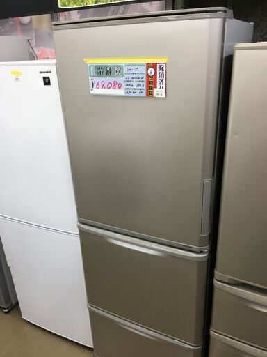 シャープ SJ-W352D-N 2018年 350L  中古品