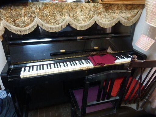 エテルナ　浜松楽器　アップライトピアノ　ヤマハ系　椅子つき