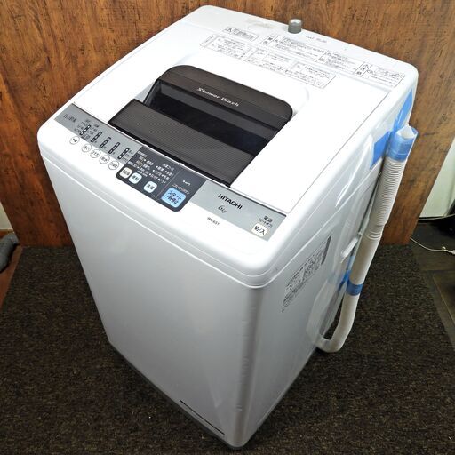 全自動洗濯機 ヒタチ 6.0K NW-6SY 2014年製  中古 J0077