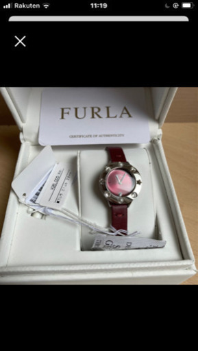 FURLAワインレッド腕時計
