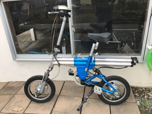 フルサス 伸縮型 電動自転車 アルミフレーム ドラムブレーキ フルサス 