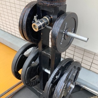 パワーラックとウェイトセット