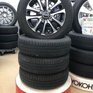 工賃コミ バリ山 155/65R13 ひと昔前の軽自動車向け! 旧型ワゴンR  