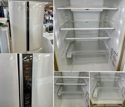 美品【 Panasonic 】パナソニック 411L 6ドア 大型冷蔵庫 フレンチドア
