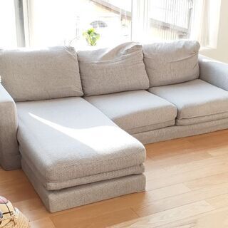 IDC OTSUKA トリプルカウチソファー グレー 3人がけ