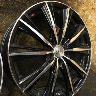 Weds LEONIS ウェッズ レオニス 社外ホイール 18インチ 4本 7J5HPCD114.3+47 ヴォクシー ノア等 (VHC178) クレジットカード QR決済可能