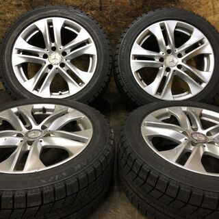 BENZ Eクラス W212 純正 8J+48 245/45R17 流用などにも メルセデスベンツEクラス245⁄45R17 スタッドレスタイヤホイール4本