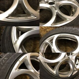 【BS BLIZZAK VRX 225/40R18】スタッドレス【アルファロメオ ジュリエッタ 純正ホイール 18インチ 7.5J5HPCD108+41】　(VTP361) クレジットカード QR決済可能
