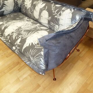ばなお k206☆未使用品☆2pソファ☆ハワイアン風☆幅1600㎜☆