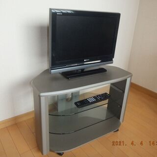 テレビ台(SONY製２０インチテレビ付き)