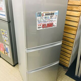 (7/10販売　森)　愛品館千葉店 TOSHIBA 340L 3ドア冷蔵庫 2015年製