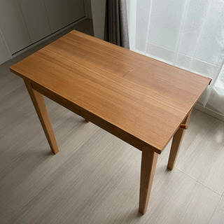 無印良品 タモ材テーブルと椅子のセット