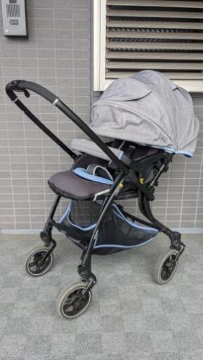 ピジョンA型ベビーカー Runfee RA9＋バウンサー