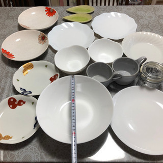 【ネット決済】【4/11まで！】シンプル系　お皿、コップ　16点セット