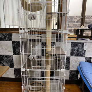 アイリスオーヤマ キャットケージ ペット キャットタワー PCLC-903