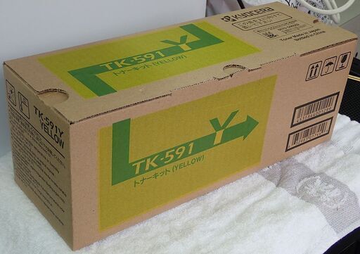 札幌 KYOCERA 京セラ トナーキット TK-591Y YELLOW イエロー 黄色 1T02KVAJP0 未使用