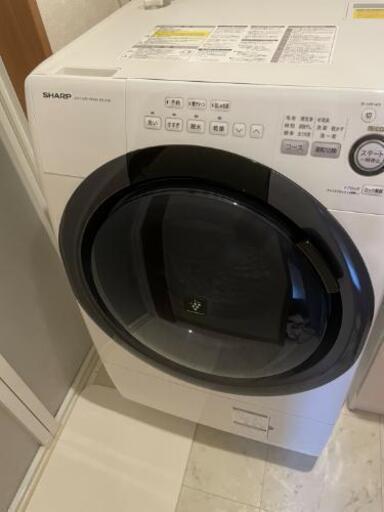 【最終値下げ】2017年購入のドラム式洗濯機 シャープ製