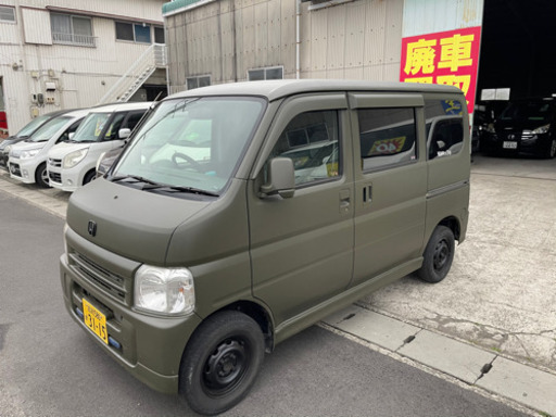 18年バモス カーキ色 Tz11月 移転 金比羅前のホンダの中古車 ジモティー