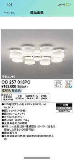 ODELIC　　OC 257 013PC  照明