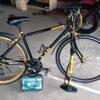 クロスバイク 700C シマノ製7段変速 サムシフター 前輪クイックリリース 前後キャリパーブレーキ LIG MOVE
 