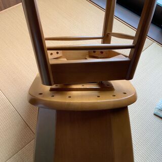 【ネット決済】木製回転椅子　２個セット