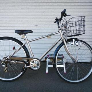決まりました。防犯登録料込み。札幌市内配達無料！中古クロスバイク紺色！ 決まりました。防犯登録料込み。札幌市内配達無料！中古クロスバイク紺色！