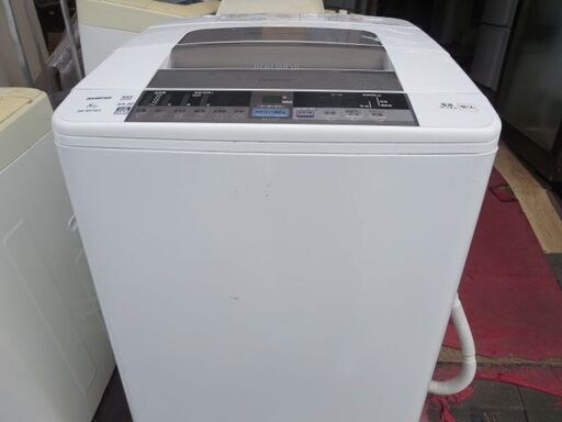 静かな日立洗濯機8キロ 2014年製 HITACHI BW-80TVE2